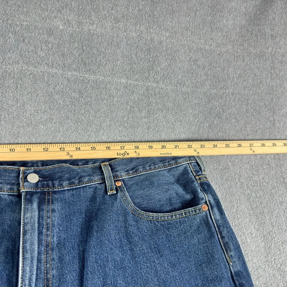 Levi 550 Jeans Mens 44x29 Medium Blue‎ Loose Pants Zip Straight Leg